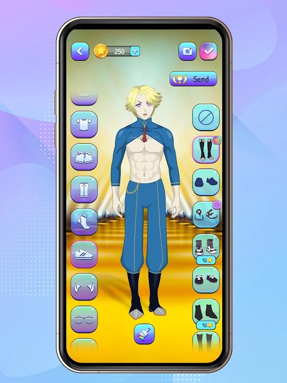 动漫男孩装扮游戏官方版（Anime Boys Dress Up Game）图3: